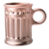 Jogo 6 Xícaras Coffee Time Café Rose Gold 85ml - Ela Decora
